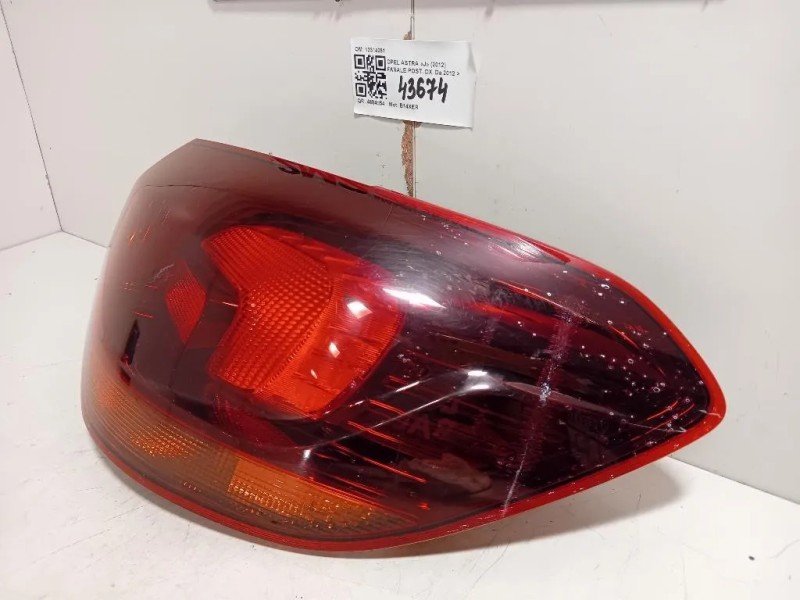 Fanale POST DX 13314051 Opel Astra J 2012