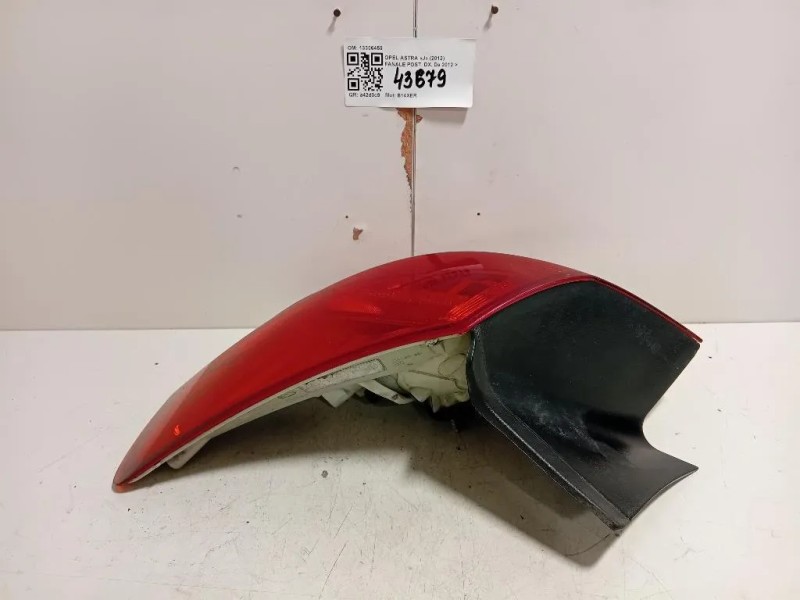 Fanale POST DX 13306459 Opel Astra J 2012