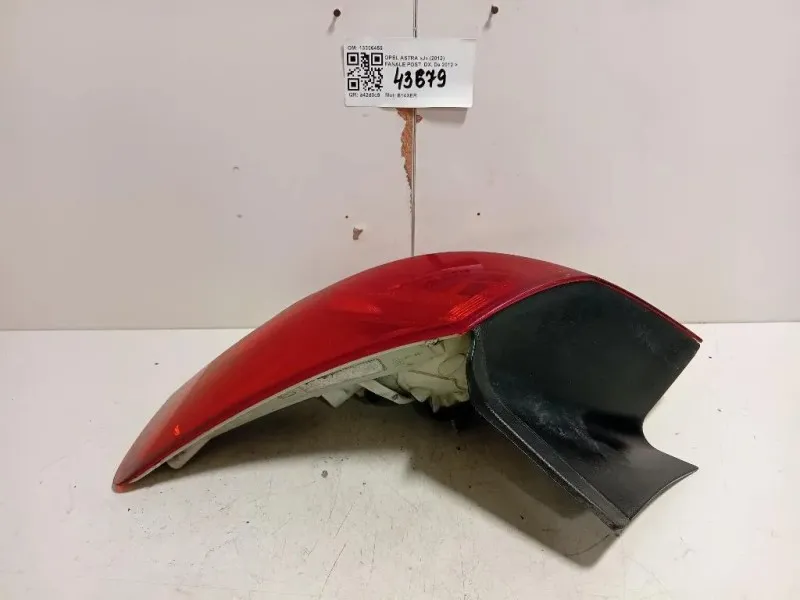 Fanale POST DX 13306459 Opel Astra J 2012