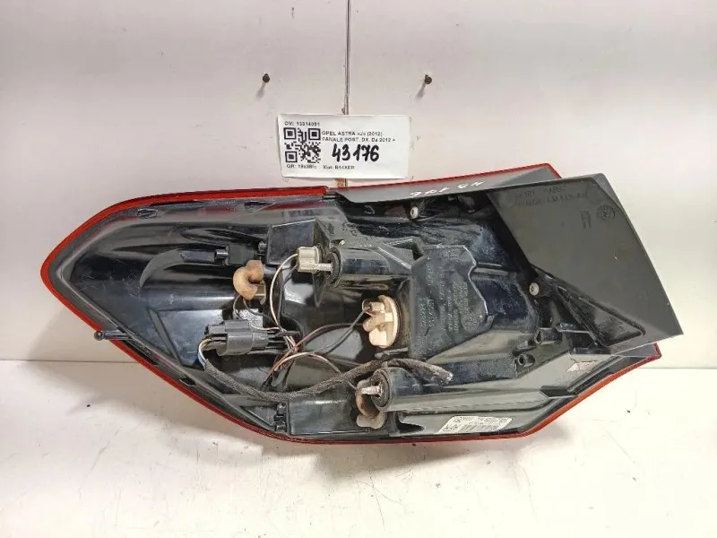 Fanale POST DX 13314051 Opel Astra J 2012