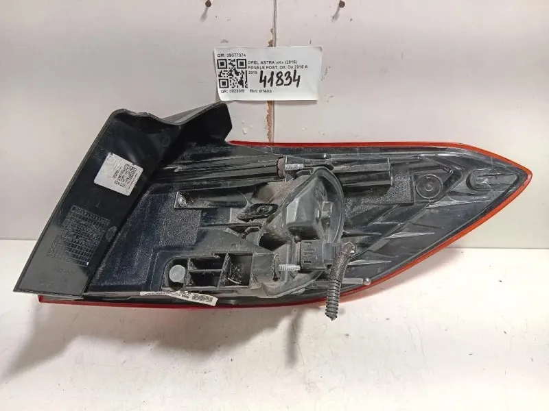 Fanale POST DX 39077374 Opel Astra K 2016