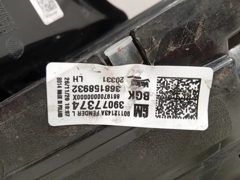 Fanale POST DX 39077374 Opel Astra K 2016