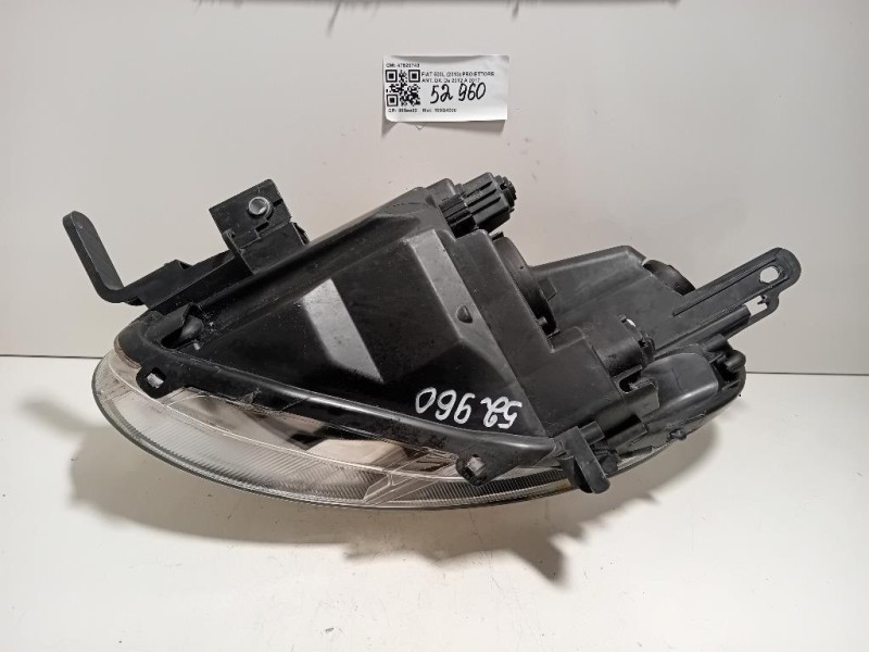Proiettore ANT DX 47520748 Fiat 500L 2013