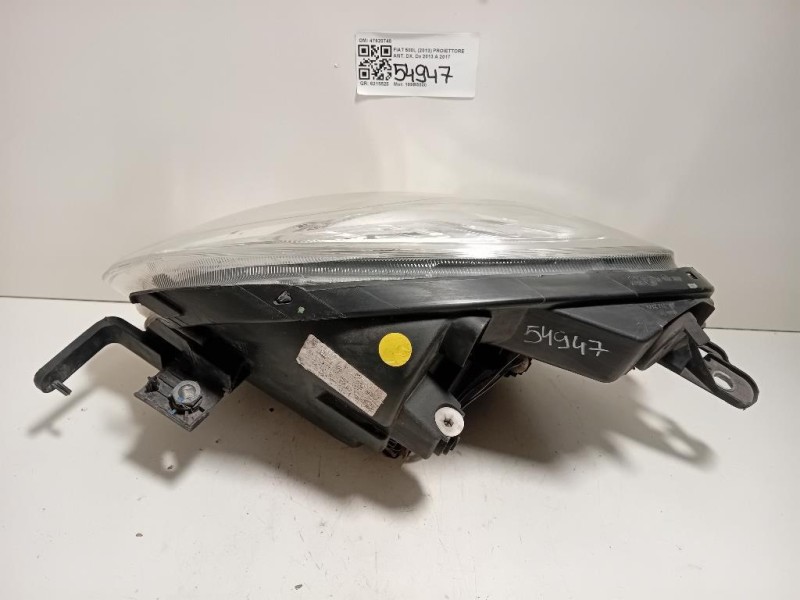 Proiettore ANT DX 47520748 Fiat 500L 2013