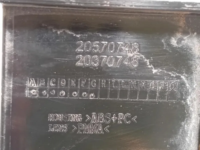 Fanale POST DX 20570748 Opel Combo D TOUR 2012