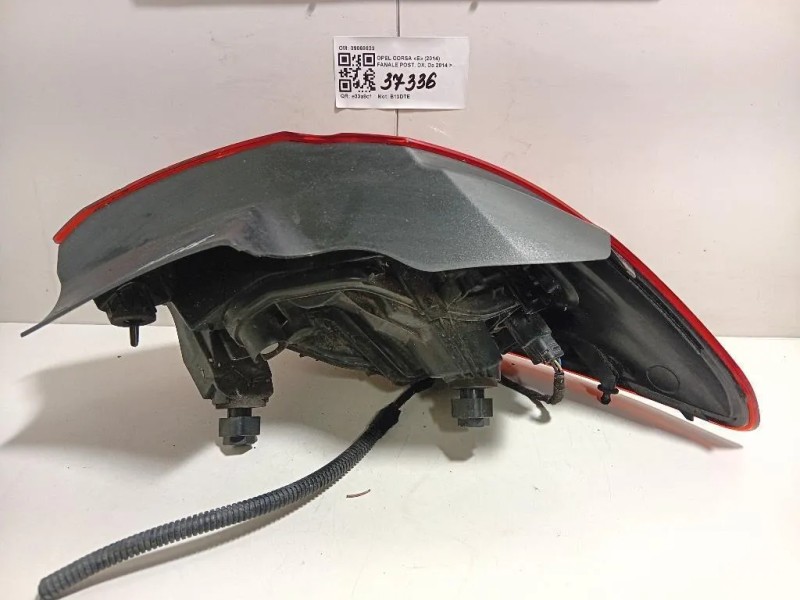 Fanale POST DX 39068622 Opel Corsa E 2014