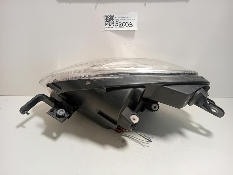 Proiettore ANT DX 47520748 Fiat 500L Living 2013