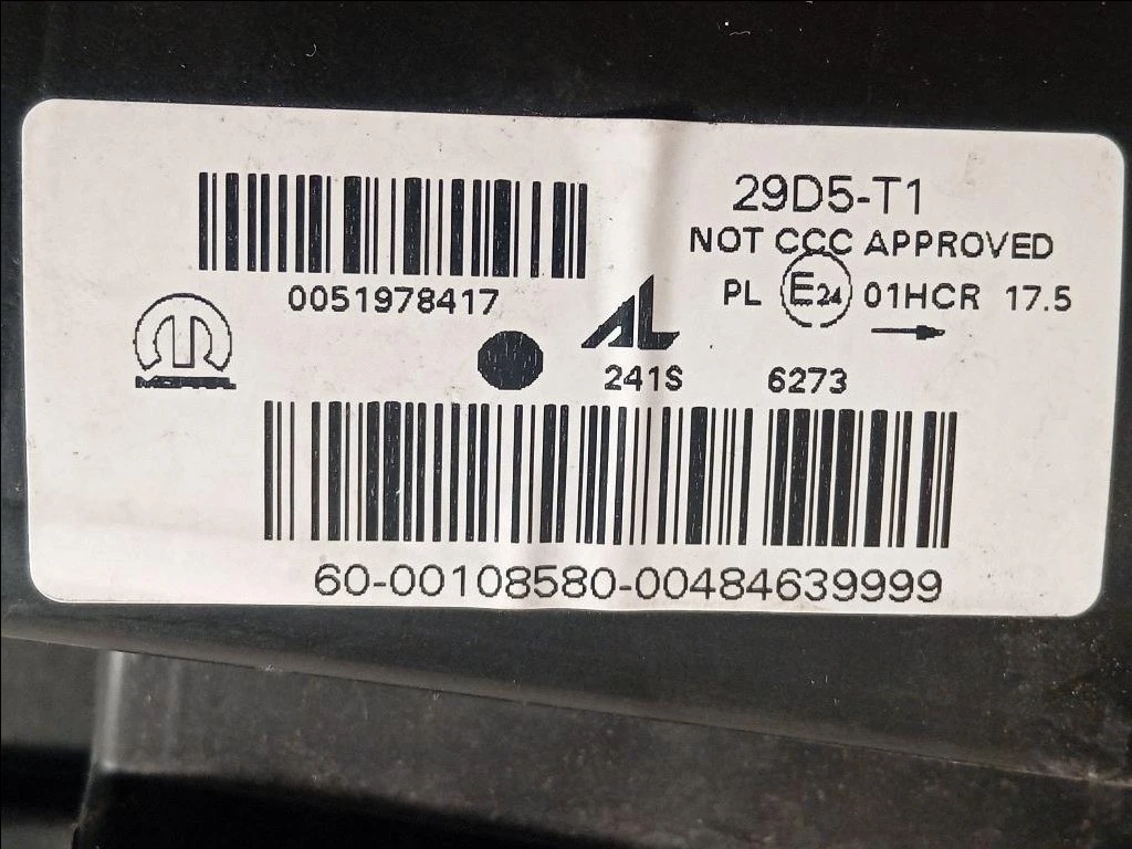 Proiettore ANT DX 0051978417 Fiat 500X 2015