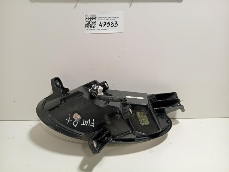 Proiettore ANT DX 51937405 Fiat 500X 2015