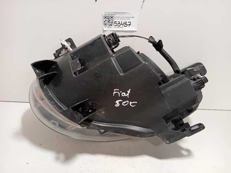 Proiettore ANT DX 00521021800 Fiat 500X 2018