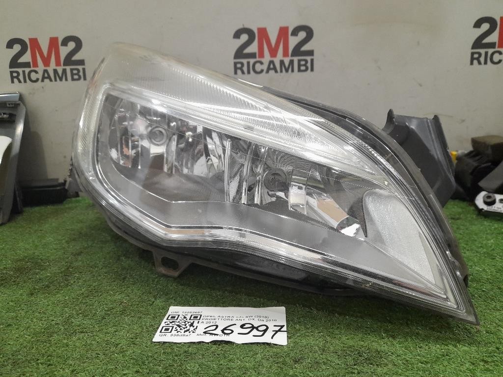 Proiettore ANT DX 13253657 Opel Astra J SW 2010