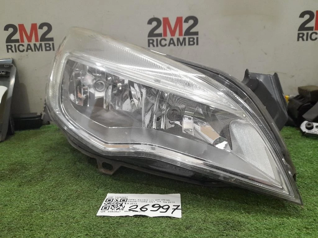 Proiettore ANT DX 13253657 Opel Astra J SW 2010