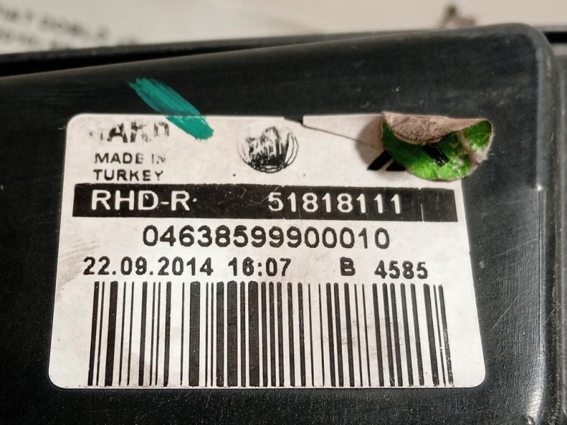 Proiettore ANT DX 51818111 Fiat Doblò III Cargo 2010