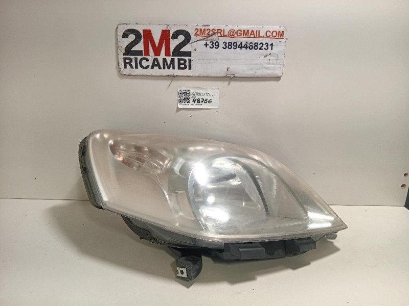 Proiettore ANT DX 45560393 Fiat Fiorino III 2008