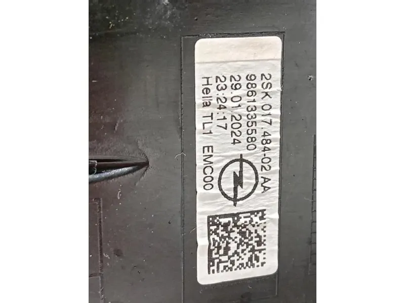 Fanale POST DX 9861335580 Opel Mokka B 2020