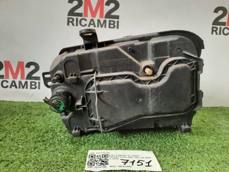 Proiettore ANT DX 517170750 Fiat Panda II 2004
