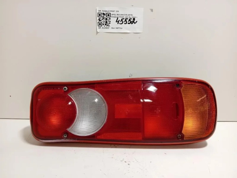 Fanale POST DX FANALE POST DX Opel Movano B 2010