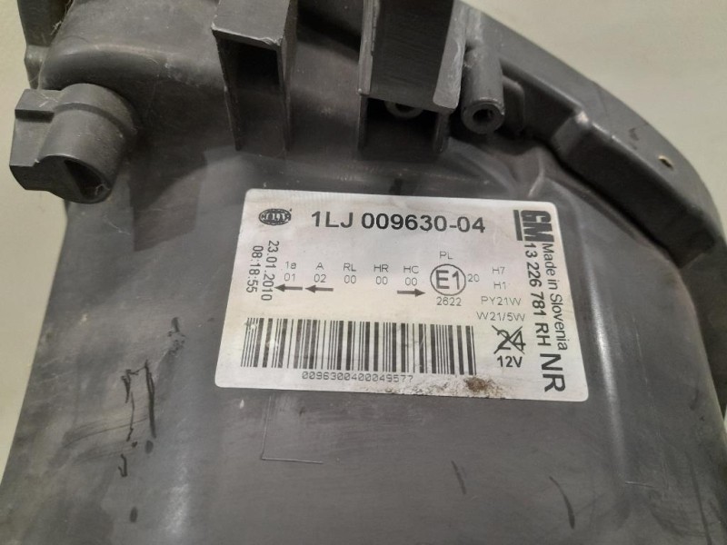 Fanale POST DX 265A60118R Opel Vivaro A 2007