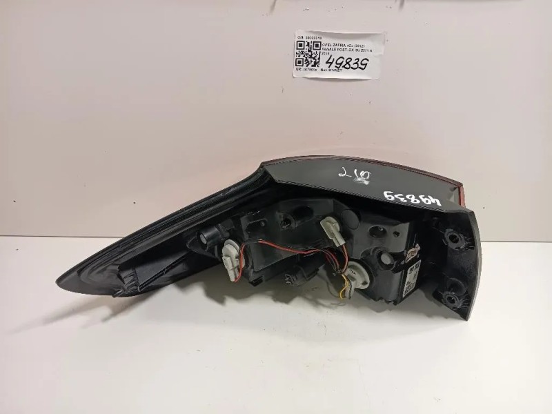 Fanale POST DX 39033313 Opel Zafira C 2012