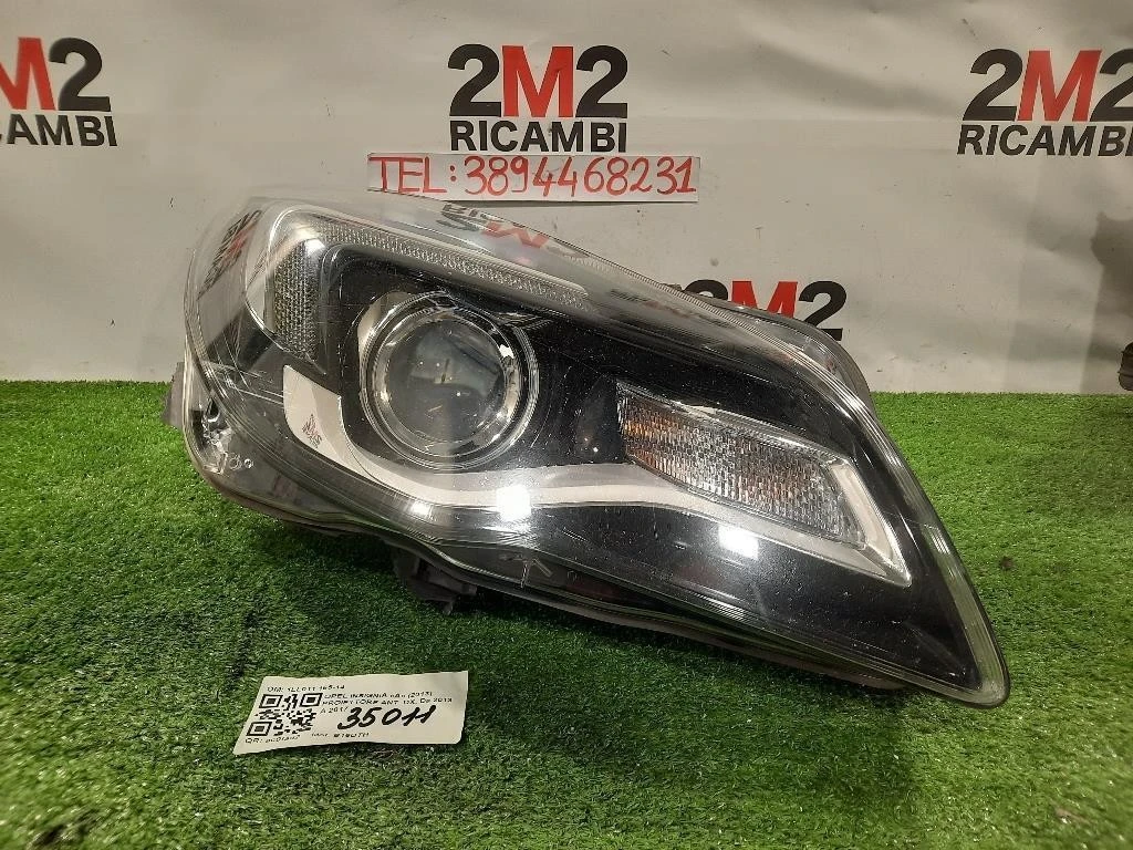 Proiettore ANT DX 1LL011 165-14 Opel Insignia A 2013