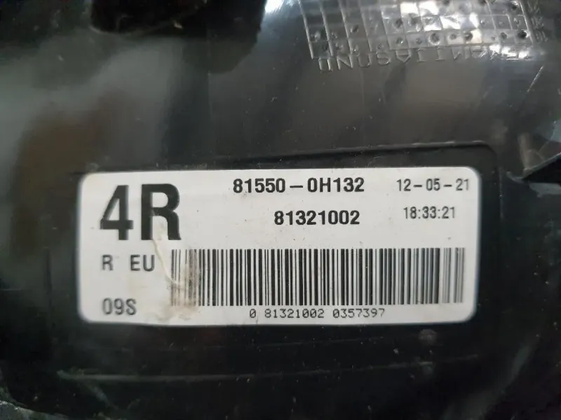 Fanale POST DX 815500H132 Peugeot 108 2014