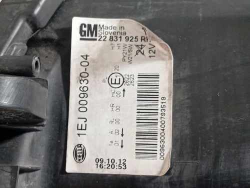 Proiettore ANT DX 1EJ009630-04 Opel Insignia A 2013