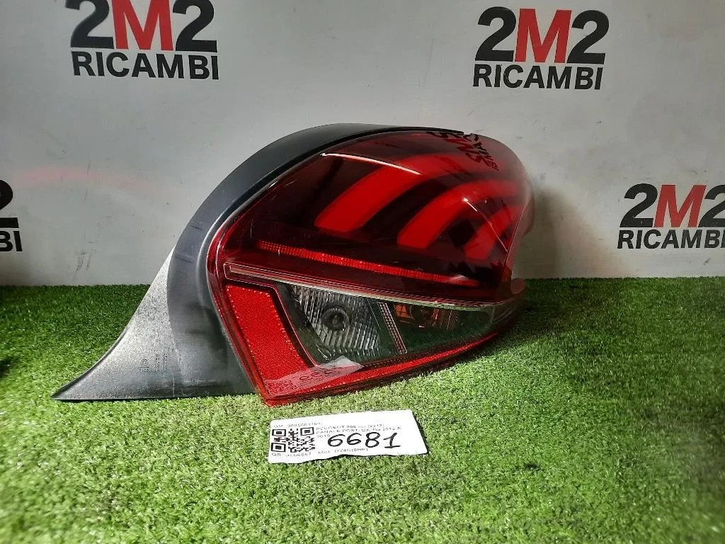 Fanale POST DX 9825601180 Peugeot 208 I 2012