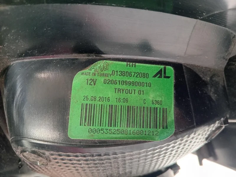 Fanale POST DX 1380672080 Peugeot Boxer III 2014