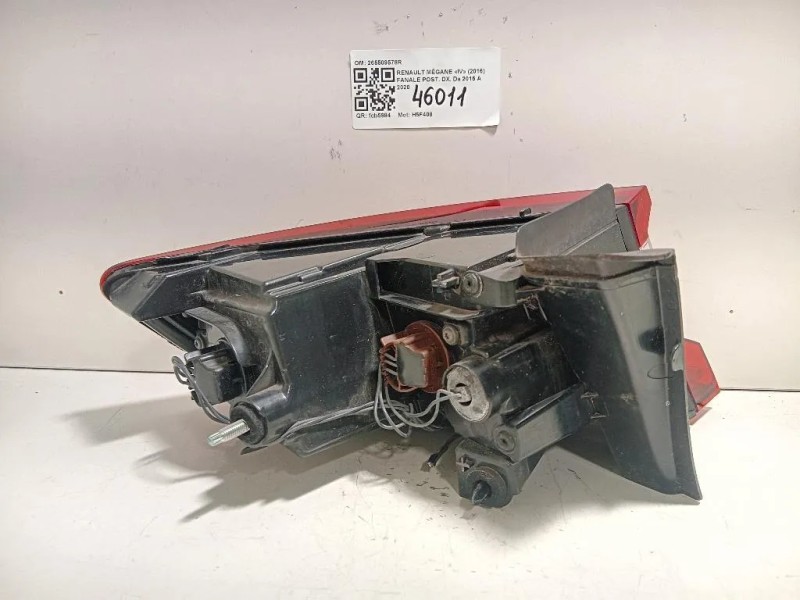 Fanale POST DX 265509578R Renault Mégane IV 2016