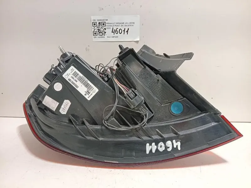 Fanale POST DX 265509578R Renault Mégane IV 2016
