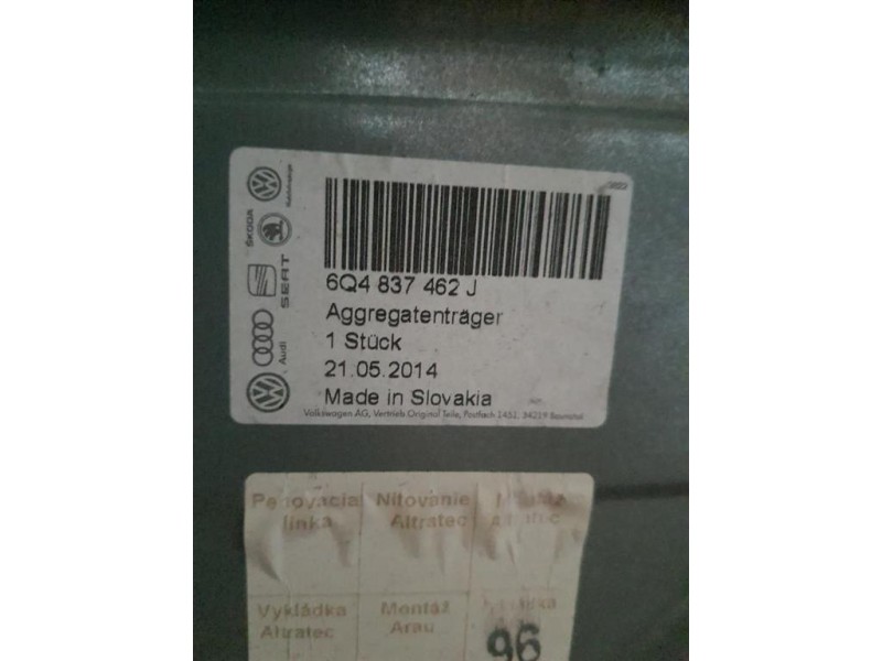 Alzacristallo Porta ANT DX 6Q4837462J Volkswagen POLO IV 2002