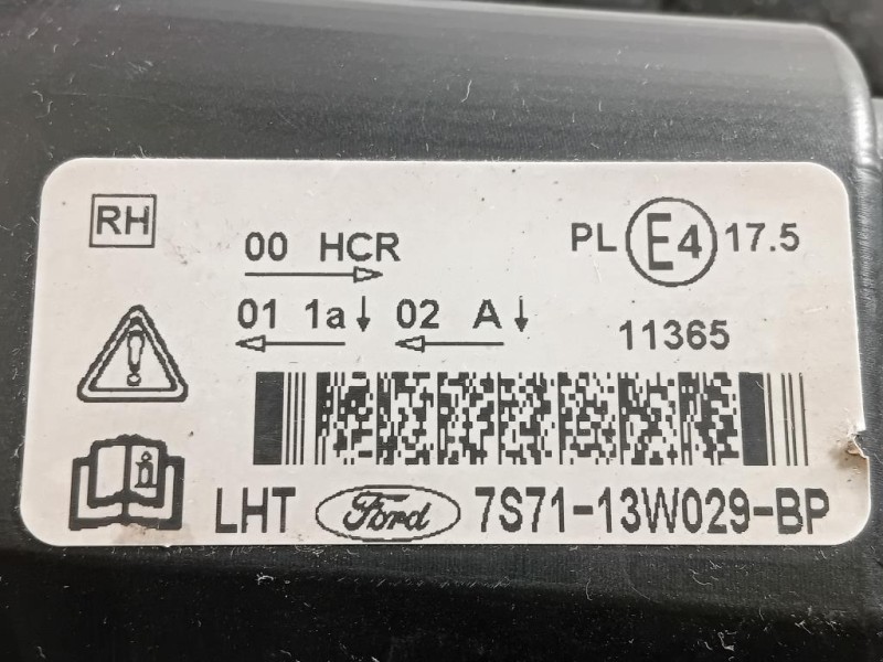Proiettore ANT DX 7S71-13W029-BP Ford Mondeo IV 2007