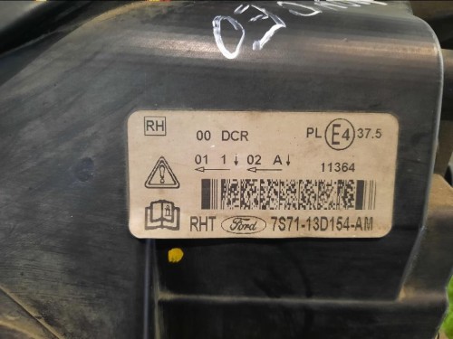 Proiettore ANT DX 1807513 Ford Mondeo IV SW 2007