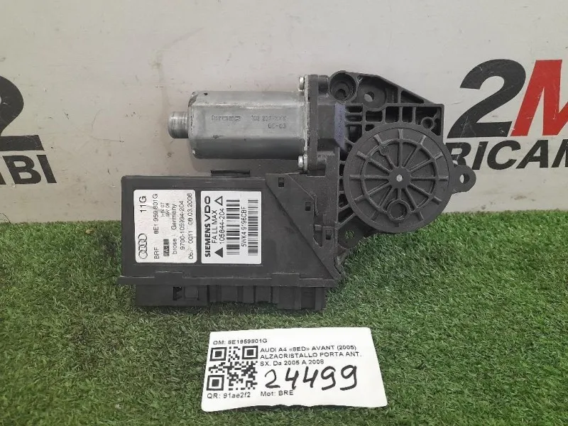 Alzacristallo Porta ANT SX 8E1959801G Audi A4 8ED Avant 2005