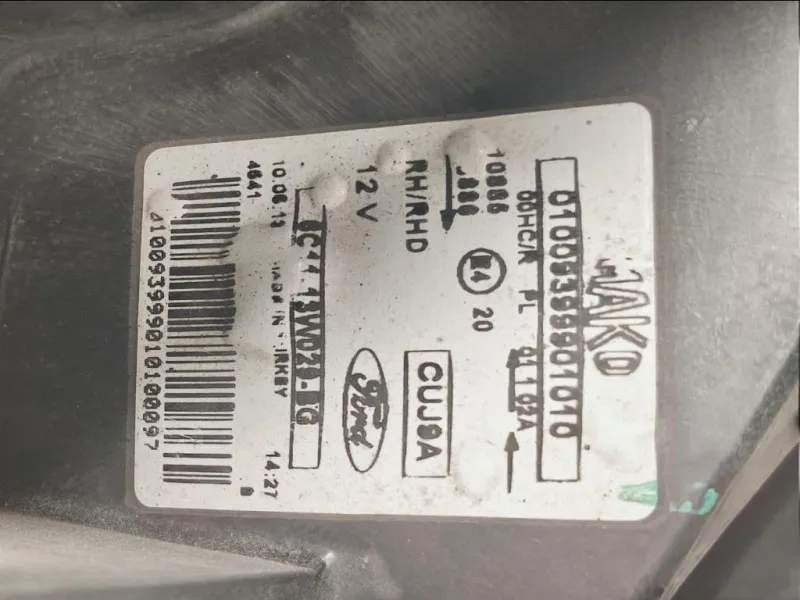 Proiettore ANT DX 6C11-13W029-BG Ford Transit V 2006