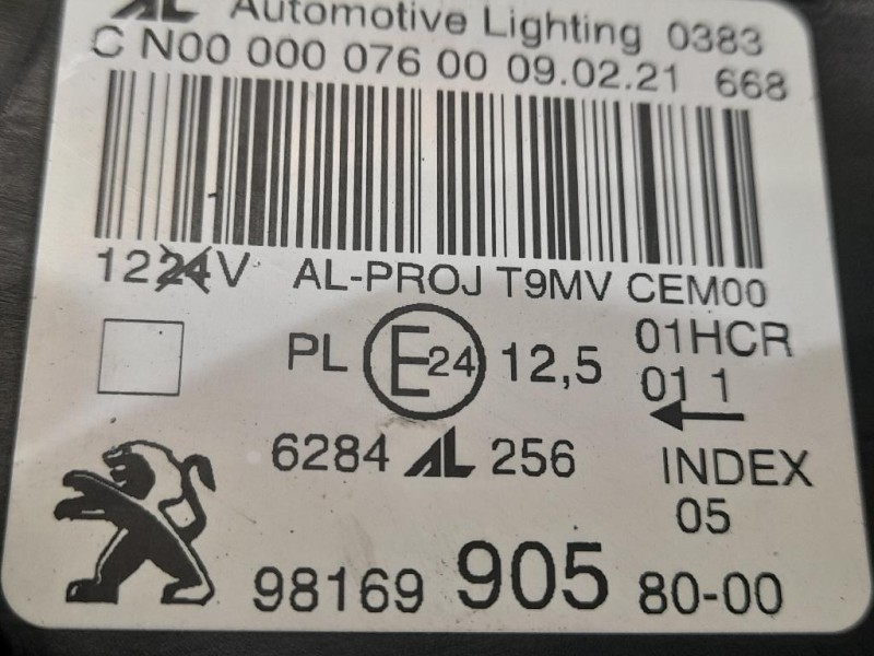 Fanale POST DX 2K7945096A Volkswagen Caddy VI 2020