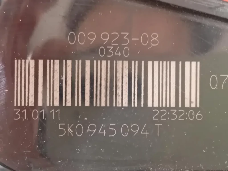 Fanale POST DX 5K0 945 094 Volkswagen GOLF VI 2009