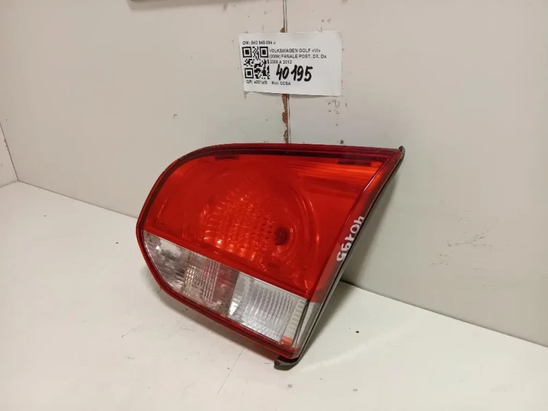 Fanale POST DX 5K0 945 094 J Volkswagen GOLF VI 2009