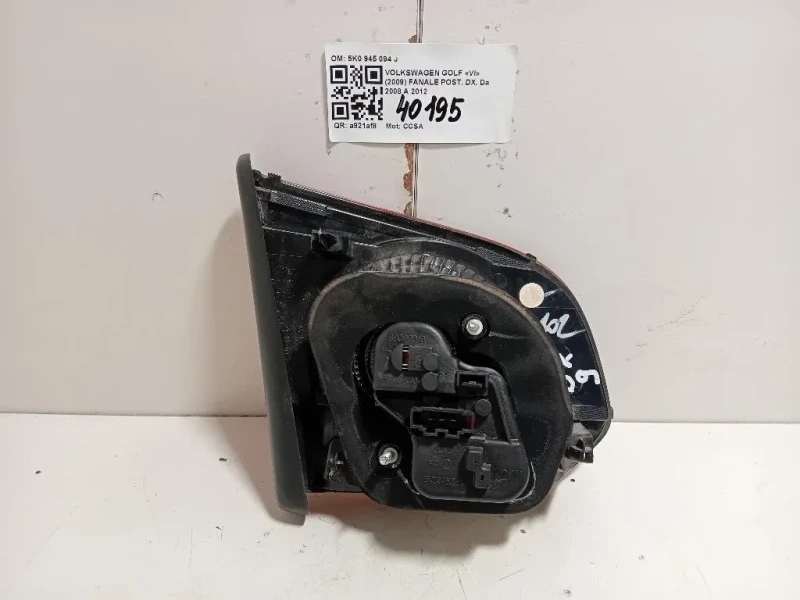 Fanale POST DX 5K0 945 094 J Volkswagen GOLF VI 2009