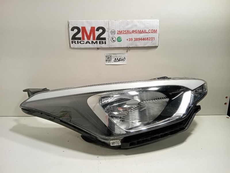 Proiettore ANT DX 92102-C8 Hyundai I20 I 2012