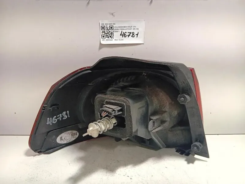 Fanale POST DX 5K0 945 258 Volkswagen GOLF VI 2009