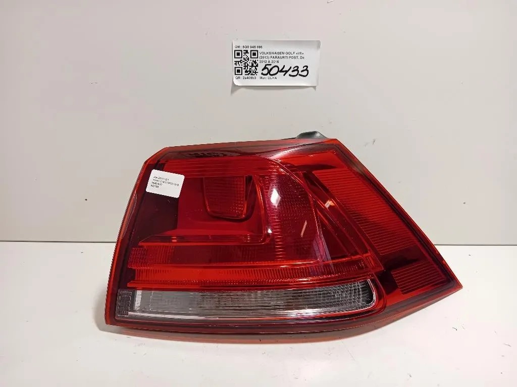 Fanale POST DX 5G0 945 096 Volkswagen GOLF VII 2013