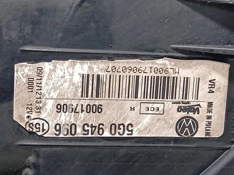 Fanale POST DX 5G0 945 096 Volkswagen GOLF VII 2013