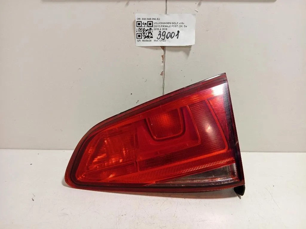 Fanale POST DX 5G0 945 094 AD Volkswagen GOLF VII 2013