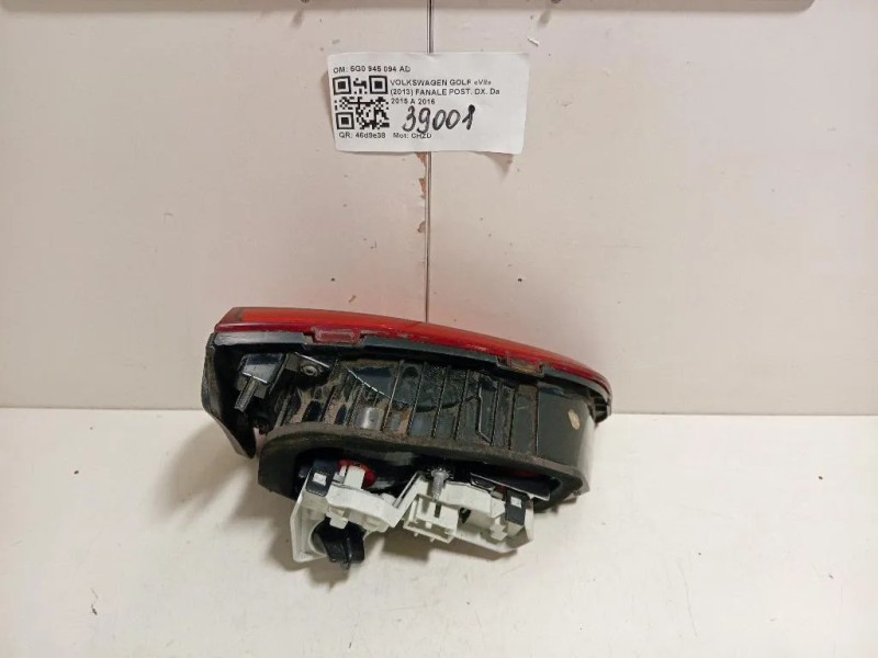 Fanale POST DX 5G0 945 094 AD Volkswagen GOLF VII 2013