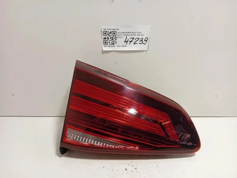 Fanale POST DX 5 G0 945 093 AH Volkswagen GOLF VII 2017