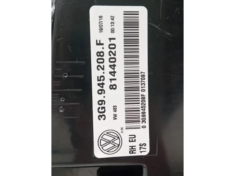 Fanale POST DX 3G9945208 3G9945208F Volkswagen Passat VII 2015