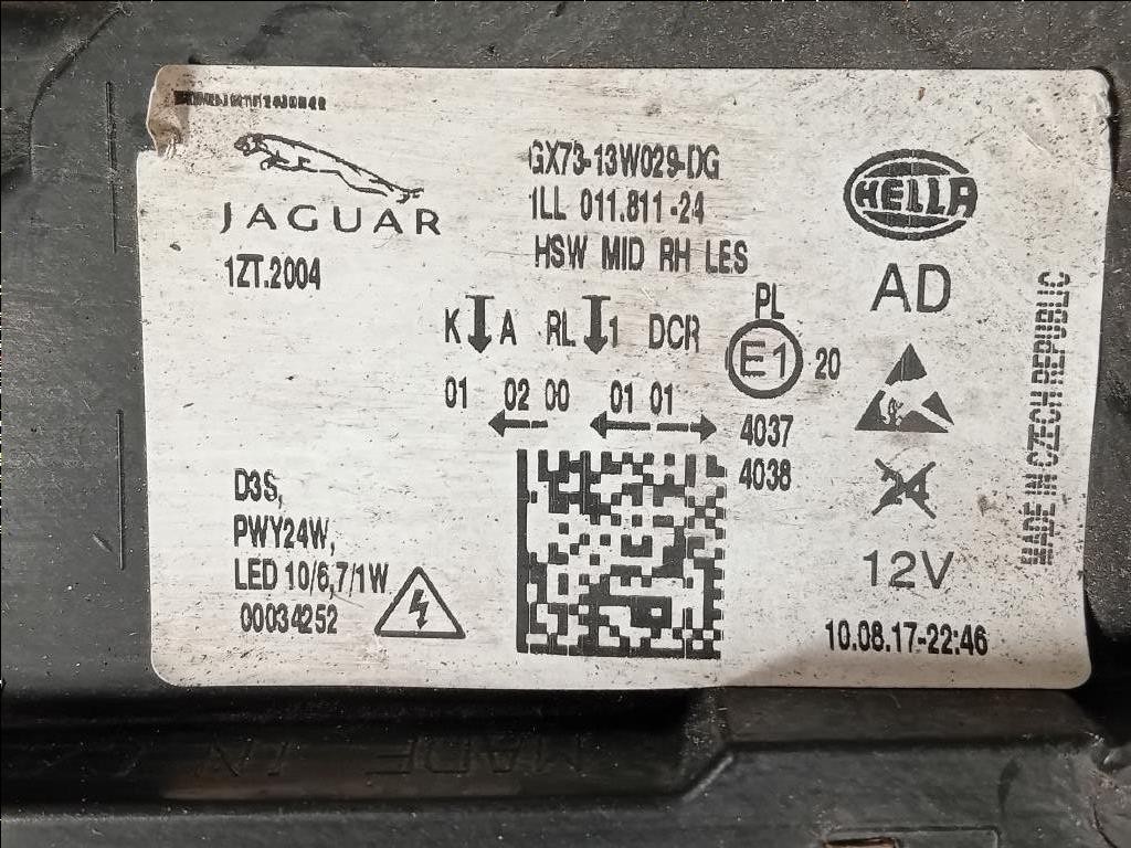 Proiettore ANT DX GX73-13W029-DG Jaguar XE 2015