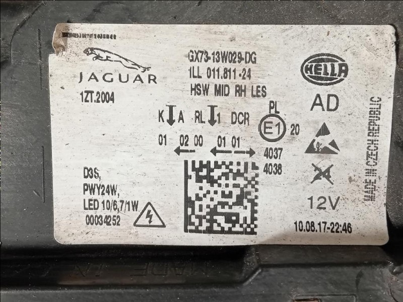 Proiettore ANT DX GX73-13W029-DG Jaguar XE 2015
