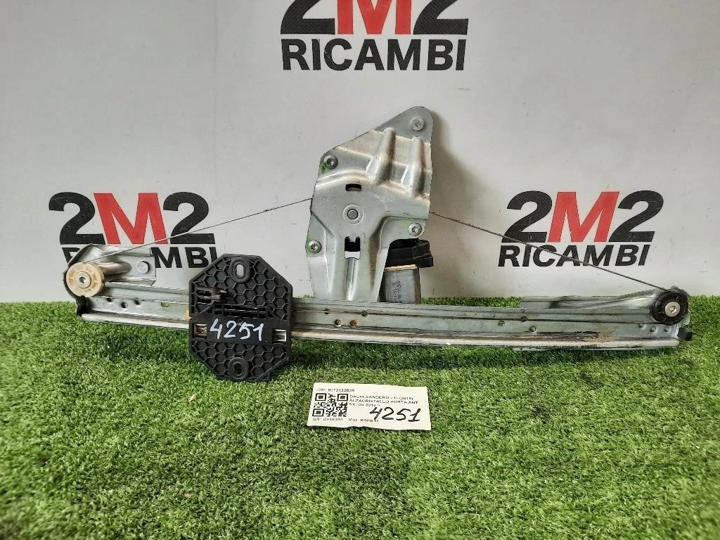 Alzacristallo Porta ANT SX 807213282R Dacia Sandero II 2016